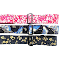 Miniatyrbild 4 av 6: Gitarrrem Guitartillbehör med Justerbar Längd Bästa Presenten för Bas, Elektrisk & Akustisk Gitarr Blue Cherry Blossom