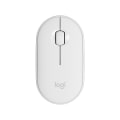 Miniatyrbillede 1 af 7: Logitech M350 Pebble Trådløs Mus med Bluetooth eller 2.4 GHz Modtager, Lydløs, Slank Computermus med Stille Klik White