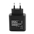 Miniatyrbilde 5 av 5: Laderhode for Galaxy S22 PD 45W Rask Lading Telefonlader Adapterblokk for Android-enheter EU-kontakt 100 til 240V Svart