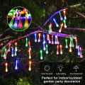 Miniatyrbild 2 av 9: 2-pack Sol-drivna Utomhus String Lights, Total 40FT 100 LED Tårförmiga Vattendroppslampor, Sol-drivna Julbelysning Utomhus Vattentät för Trädgård Patio Yard Water Drop