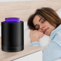 Miniatyrbillede 8 af 8: Fluesnapper Lys Indendørs Insekt Dræber Blåt Lys Bug Insekt Dræber Stille Myg Fangst Inhalation Fluesnapper Kraftfuld Myg Dræber White