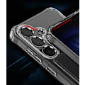Miniatyrbild 7 av 8: Samsung Galaxy S21 Plus Transparent Skal med Sid-Korthållare - Hållbart och Lätt
