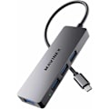Pikkukuva 1 / 6: USB C Hub SuperSpeed - 4 porttia Svart