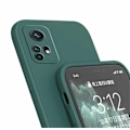 Miniatyrbillede 6 af 9: Xiaomi Mi 12/12X/12S - Silicone Case Microfiber Dark green