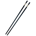 Pikkukuva 2 / 3: Chopsticks - Silver Colored Flower - 10 pairs Svart