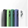 Pikkukuva 4 / 11: iPhone 13 Pro Max -kuori - mikrokuituinen silikoni Light green