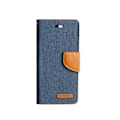 Pikkukuva 1 / 11: iPhone XS Max kuori - Lompakko Goospery Canvas Mörkblå