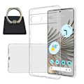 Pikkukuva 1 / 5: Google Pixel 7 Pro Shell & Square Finger Holder - Suojaa ja mukavuutta - Musta