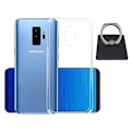 Pikkukuva 1 / 3: Samsung Galaxy S9 Shell & Square Finger Holder - Suojaus ja mukavuus - Musta