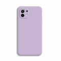 Pikkukuva 1 / 9: Xiaomi Mi 11 - Silicone Case Microfiber Dark purple