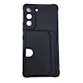 Miniatyrbillede 1 af 4: Samsung Galaxy S22 Plus - kortholder i mikrofiber-silikone i sort