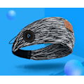 Miniatyrbillede 4 af 9: Sleep Headband - ASMR Headphones Black Patterned