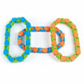 Pikkukuva 4 / 11: Fidget Toys - Fidget-lelu - Kaareva kisko blå/grön