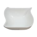 Miniatyrbillede 4 af 5: Mini porcelænsskål - bølget kant - 12-pakning Vit