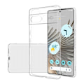 Miniatyrbild 1 av 4: Google Pixel 7 Pro - Transparent Skal + Heltäckande Härdat Skyddsglas