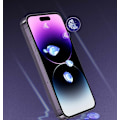 Miniatyrbild 9 av 10: 3-Pack - iPhone 15 Pro Hög Kvalitets Heltäckande Härdat Glas Skärmskydd