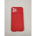 Miniatyrbillede 1 af 6: iPhone 12 Pro-skal - mikrofiber-silikone Red röd