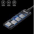 Pikkukuva 4 / 6: USB C Hub SuperSpeed - 4 porttia Svart