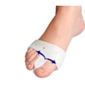Miniatyrbillede 2 af 3: Hallux Valgus-beskyttelse - blød forfod 2 stk. White