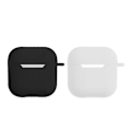 Miniatyrbillede 2 af 9: Hovedtelefoner/BlueTooth headset-etui + silikoneledning Vit