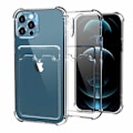 Miniatyrbillede 1 af 6: iPhone 13 Pro-etui - gennemsigtig kortholder