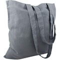 Pikkukuva 1 / 4: Cotton Bag Two Long Handles - Grey 3 pcs 3-pack