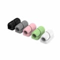 Miniatyrbillede 2 af 11: 4-pak - Selvklæbende kabelholder - Et kabel Black