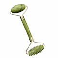 Pikkukuva 3 / 10: Gua Sha Scraper + Jade Roller Large Taggig - vihreä