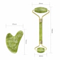 Miniatyrbillede 6 af 6: Gua Sha Massage Kit Large Advanced - Grøn 10 stk.