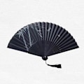 Pikkukuva 8 / 11: Fan Silk with Tassel - Various Colors Svart Kvist