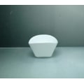 Miniatyrbillede 5 af 5: Mini porcelænsskål med rektangulære afrundede kanter - 20 stk. Vit