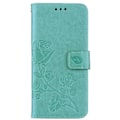 Pikkukuva 4 / 11: Samsung Galaxy S10 Plus Case - Wallet Rose Print röd