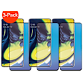 Miniatyrbild 1 av 4: 3-Pack - Samsung Galaxy A80 / A90 5G Heltäckande Härdat Glas Skärmskydd
