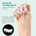 Pikkukuva 11 / 11: Hallux Valgus - korjaussarja varpaille 9 kpl 10 kpl.