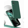 Miniatyrbillede 3 af 6: Samsung Galaxy A12 Case - Microfiber Silicon Dark green