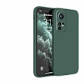 Miniatyrbild 4 av 9: Xiaomi Mi 12/12X/12S - Silikon Skal Mikrofiber Mörkgrön