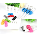 Miniatyrbild 3 av 6: 2-Pack - Kabelhållare Självhäftande för tre kablar Svart