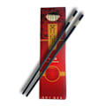 Pikkukuva 1 / 3: Chopsticks - Silver Colored Flower - 10 pairs Svart