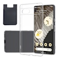 Miniatyrbillede 1 af 5: Google Pixel 7a cover og kortholder - beskyttelse og nem korthåndtering - sort