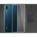 Miniatyrbillede 1 af 3: Huawei P20 Pro cover og kortholder - beskyttelse og praktisk korthåndtering - sort