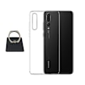 Pikkukuva 1 / 3: Huawei P20 Shell & Square Finger Holder - Suojaa ja mukavuutta - Musta