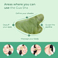 Pikkukuva 6 / 7: Gua Sha Scraper - Vihreä Suuret tunnisteet