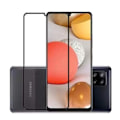 Miniatyrbild 1 av 2: Samsung Galaxy A41 - Heltäckande Härdat Skyddsglas Vit