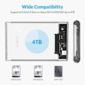 Miniatyrbillede 7 af 7: External Hard Drive Holster - USB 3.1 / SATA III