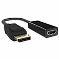 Miniatyrbillede 2 af 2: DisplayPort (han) til HDMI (hun) kabel - sort Svart