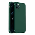 Pikkukuva 4 / 11: iPhone 14 Pro Max Case - Microfiber Silicone Dark green