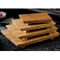 Miniatyrbillede 3 af 6: Sushi Plate - Wood High Brun 24x14cm
