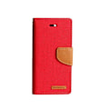 Miniatyrbillede 4 af 11: iPhone XS Max-skal - tegnebog Goospery Canvas Rosa