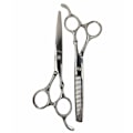 Pikkukuva 7 / 11: Professional kampaamo ja harvennus sakset deluxe 4 kpl Silver