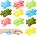 10 st bärbara mus handledsstöd - Elegant rosettformat ergonomiskt handledsstöd - Plysch, PP-bomull för hårband för att dekorera ditt hår